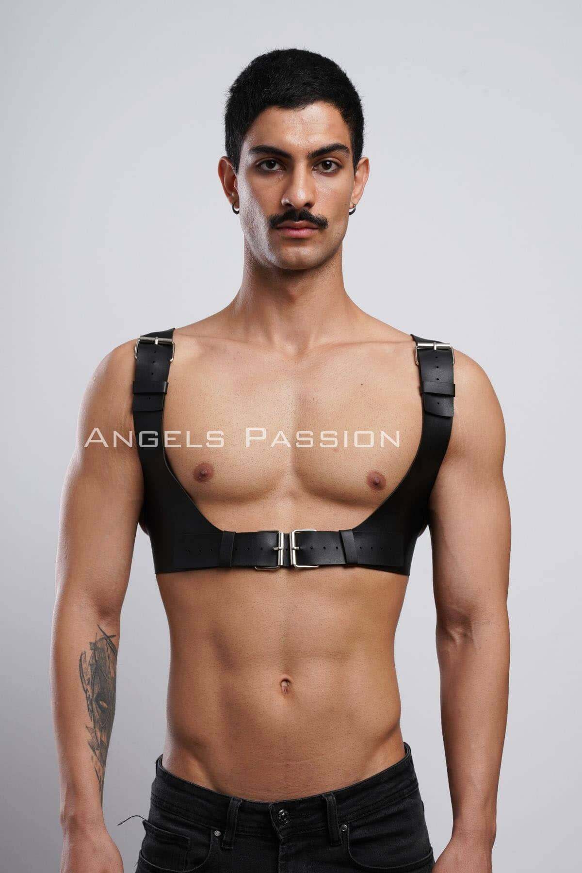 Stylish Leather Versatile Accessory for Event and Festival Wear - Perfect Gift for Trendy Men