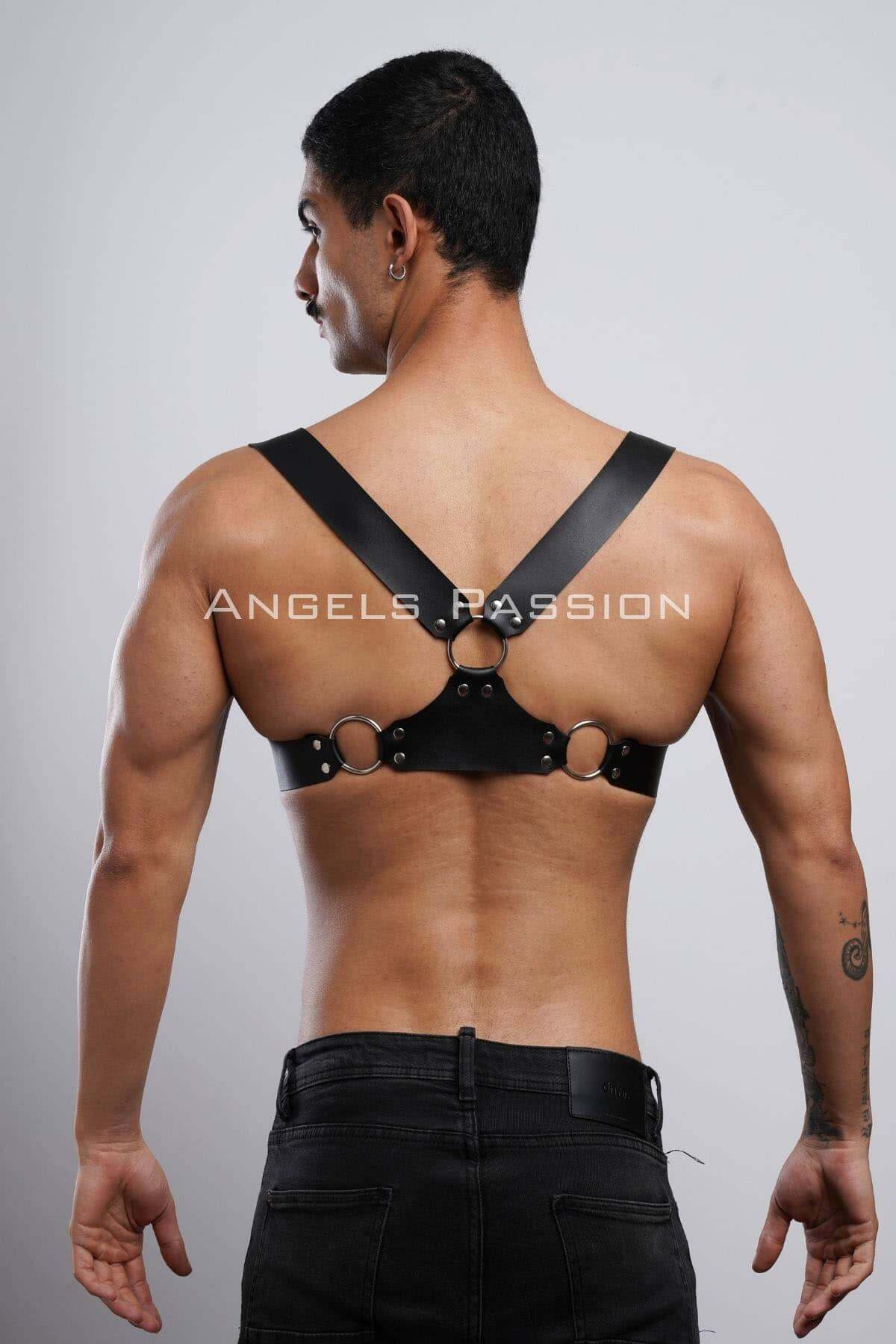 Stylish Leather Versatile Accessory for Event and Festival Wear - Perfect Gift for Trendy Men