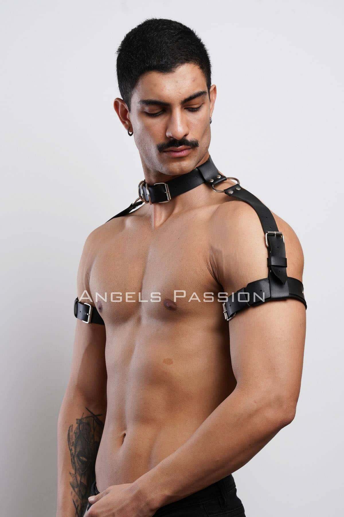 Unique Harness, Sleek Neck & Shoulder Design for Trendy Style & Roleplay, Great Gift for Festivals and Special Occasions