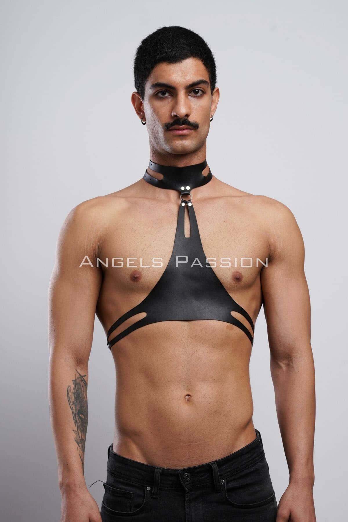 Versatile Harness for Men, Stylish Roleplay Accessory with Buckle Straps