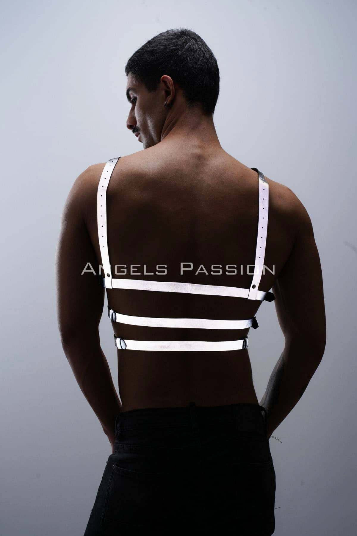 Reflective Chest Harness with Glow-in-the-Dark Trendy Clothing Gear & Clubwear Perfect for Gifting