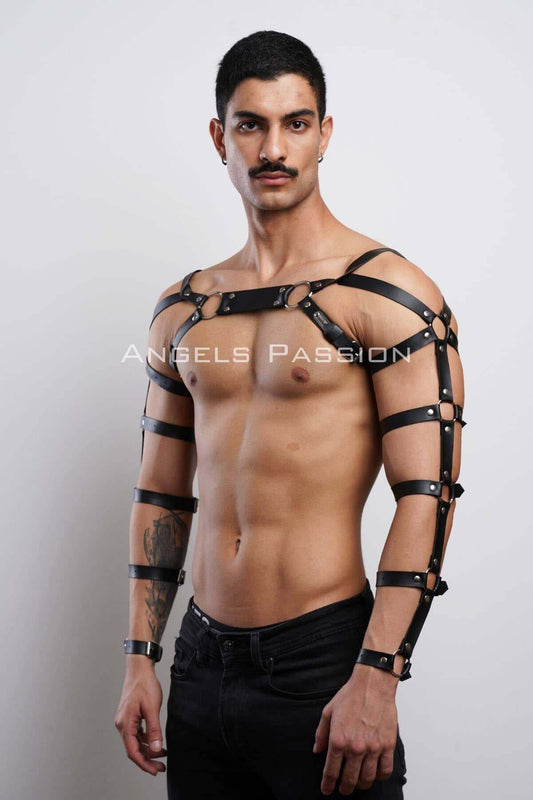 Sexy Full Body Cockstraps Harness - Chest Harness for BDSM & Fetish Play for Adult Fun