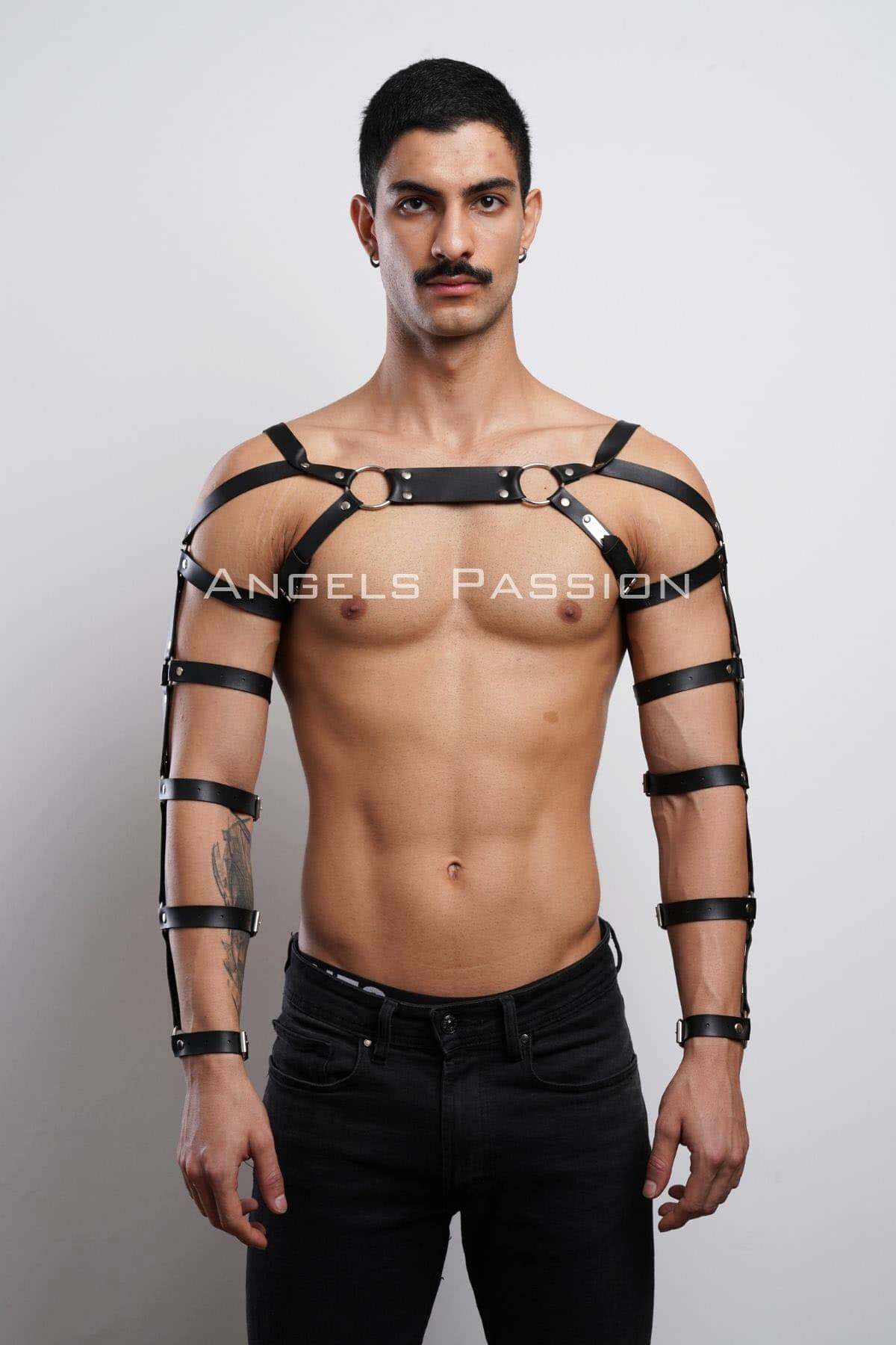 Sexy Full Body Cockstraps Harness - Chest Harness for BDSM & Fetish Play for Adult Fun