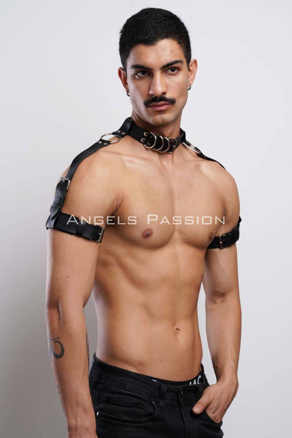 Unique Harness, Sleek Neck & Shoulder Design for Trendy Style & Roleplay, Great Gift for Festivals and Special Occasions