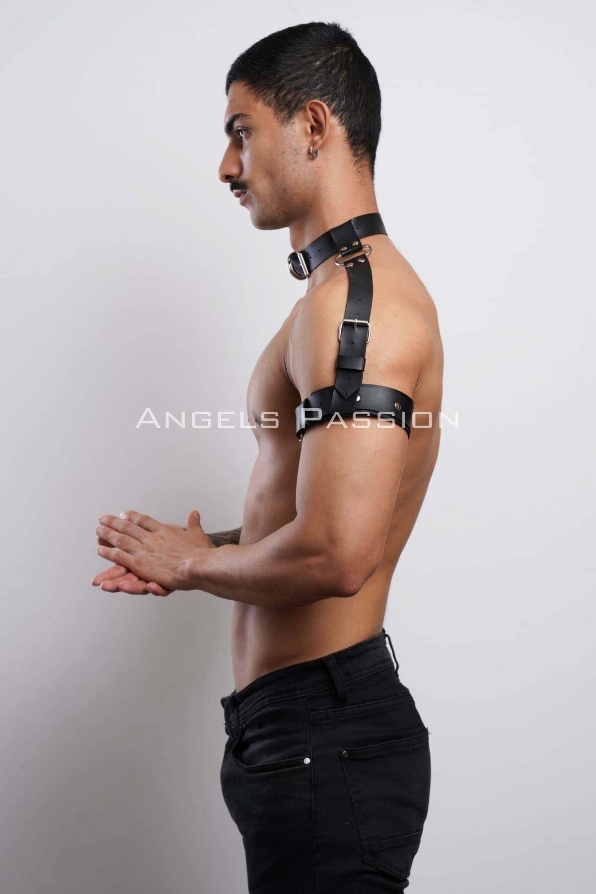 Unique Harness, Sleek Neck & Shoulder Design for Trendy Style & Roleplay, Great Gift for Festivals and Special Occasions